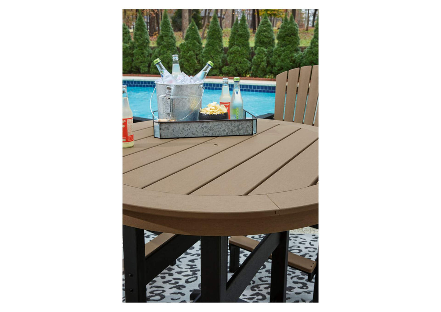 Fairen Trail 5-Piece Outdoor Bar Table Dining Set