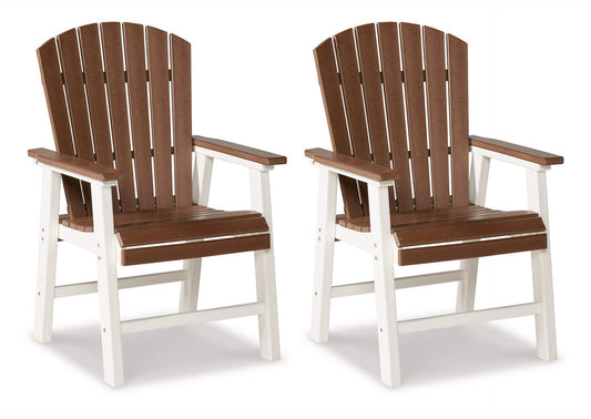 Genesis Bay Outdoor Dining Arm Chair (Set of 2)