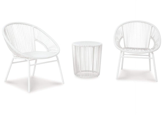 Mandarin Cape Outdoor Table and Chairs (Set of 3)