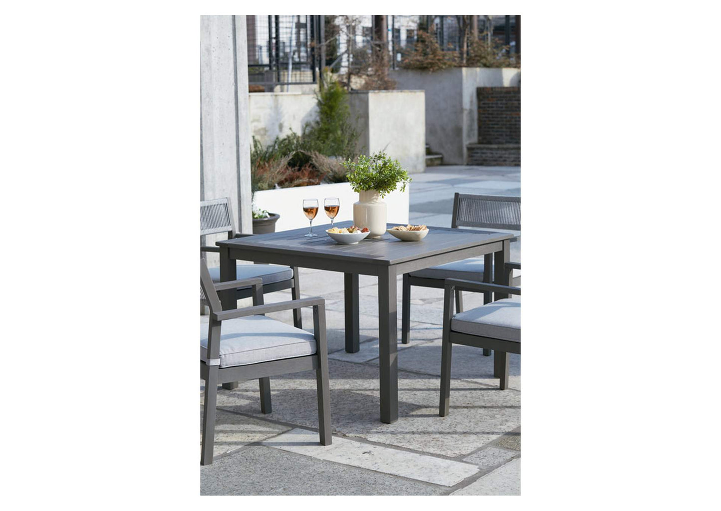 Eden Town Outdoor Dining Table and 4 Chairs