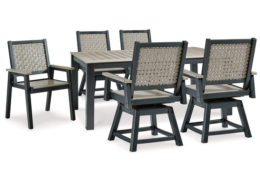 Mount Valley Outdoor Dining Table and 6 Chairs