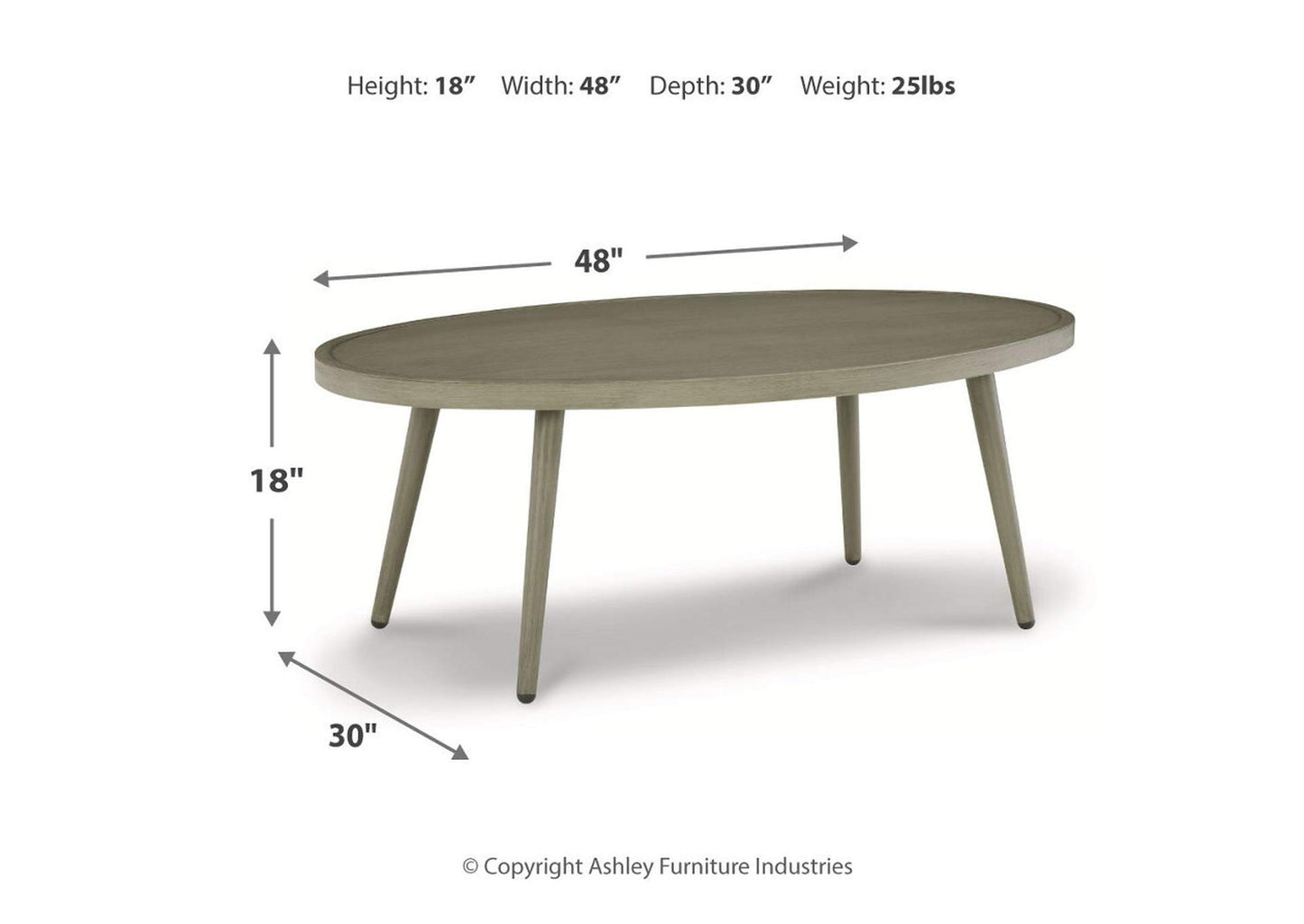 Swiss Valley Outdoor Coffee Table