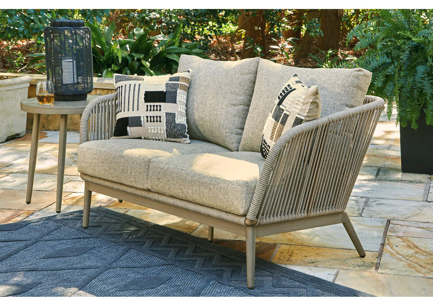 Swiss Valley Outdoor Sofa and Loveseat