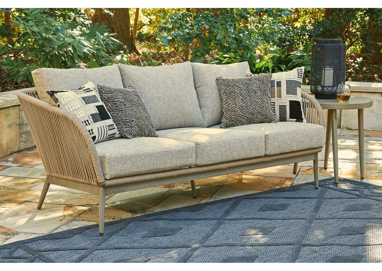 Swiss Valley Outdoor Sofa and Loveseat