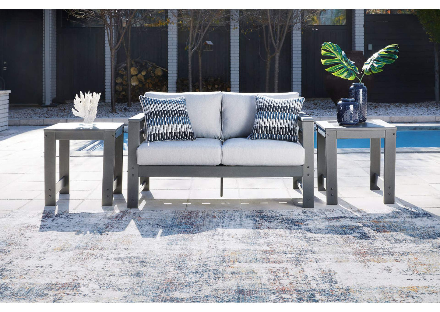 Amora Outdoor Loveseat with Cushion