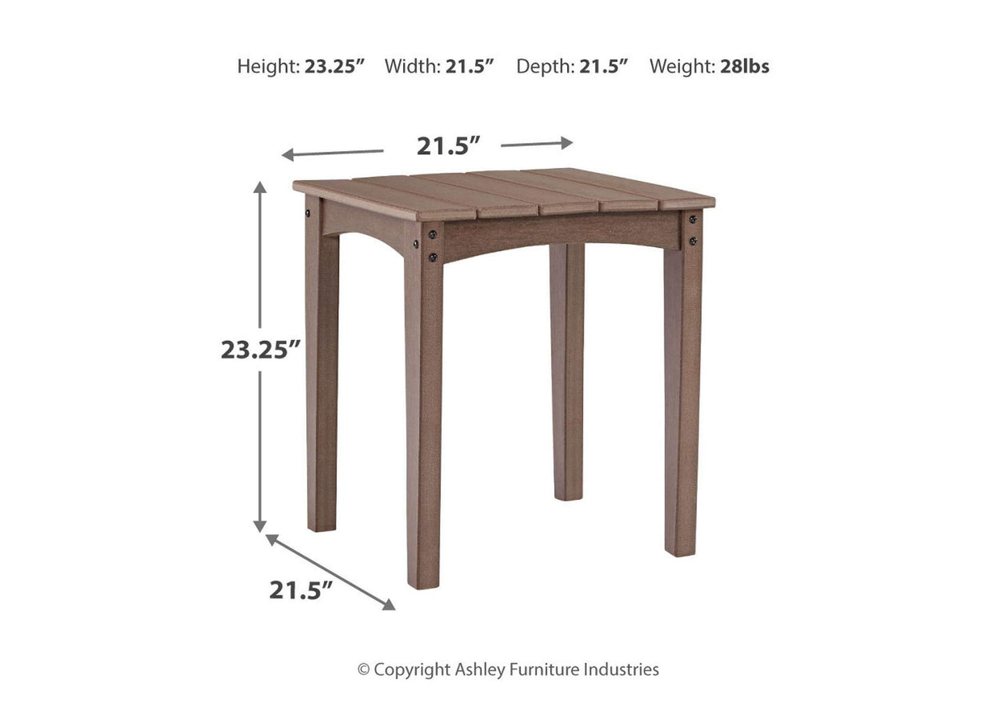 Emmeline Outdoor End Table