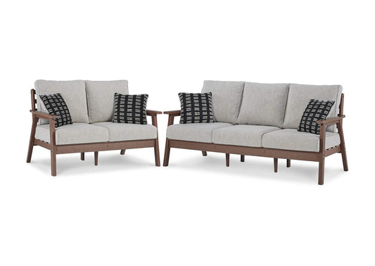 Emmeline Outdoor Sofa and Loveseat