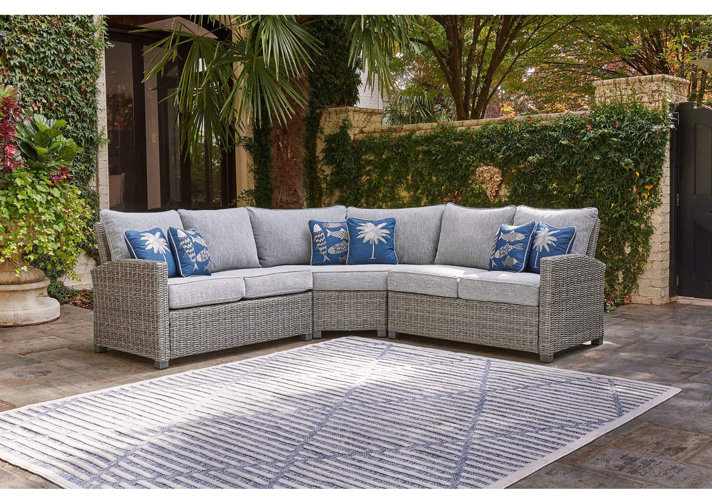 Naples Beach 3-Piece Outdoor Sectional