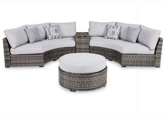 Harbor Court 3-Piece Outdoor Sectional with Ottoman