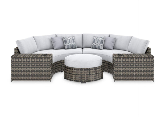 Harbor Court 4-Piece Outdoor Sectional with Ottoman