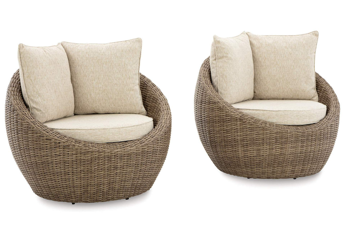 Danson Swivel Lounge with Cushion (Set of 2)