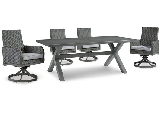 Elite Park Outdoor Dining Table and 4 Chairs