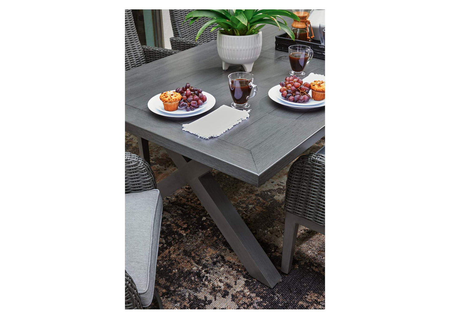 Elite Park Outdoor Dining Table and 4 Chairs