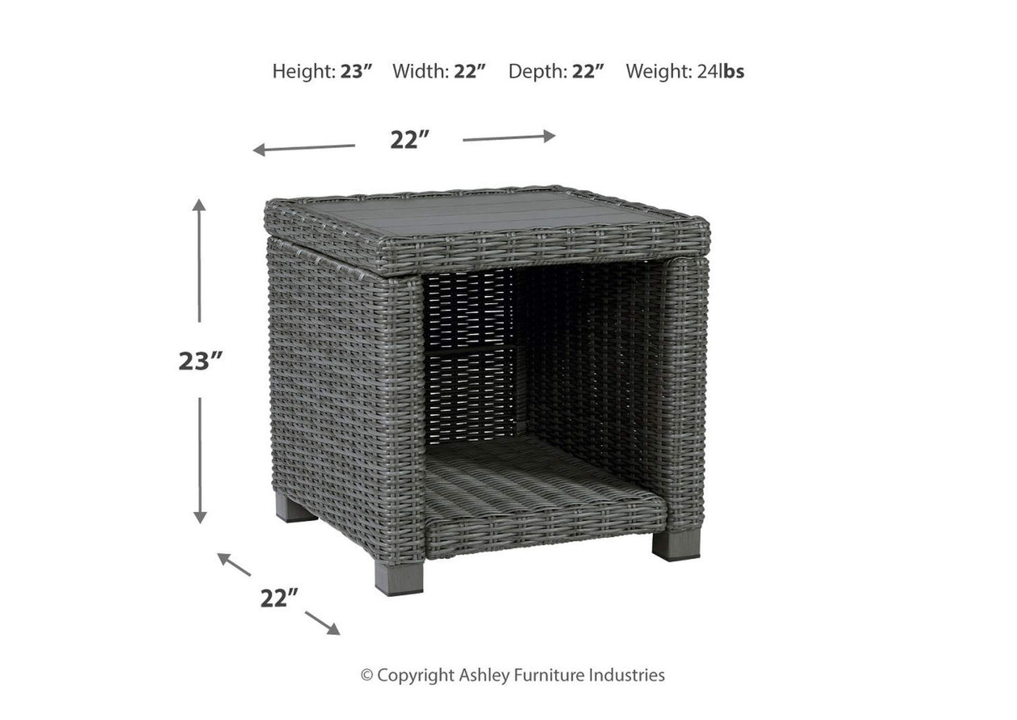 Elite Park Outdoor End Table