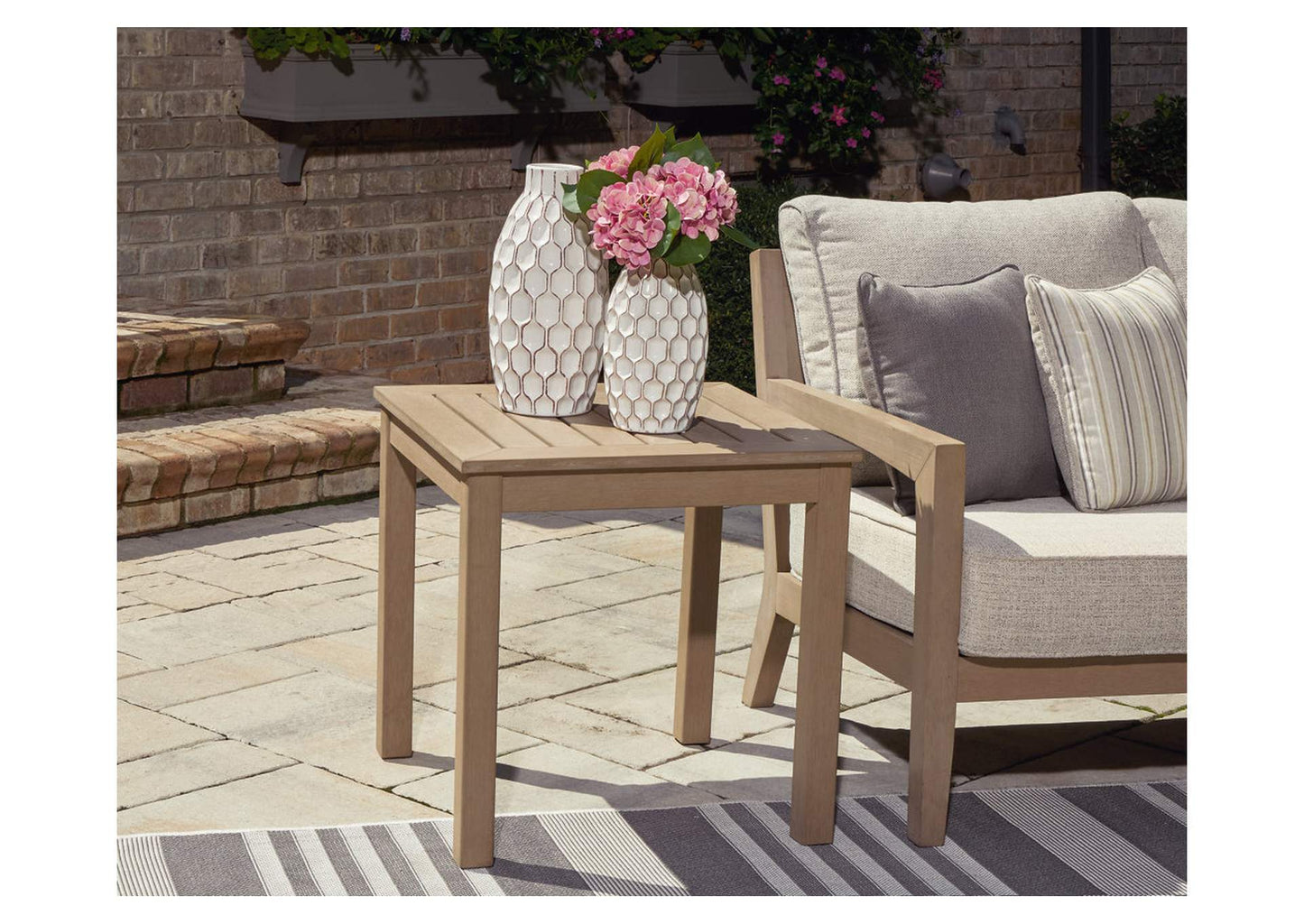 Hallow Creek Outdoor End Table