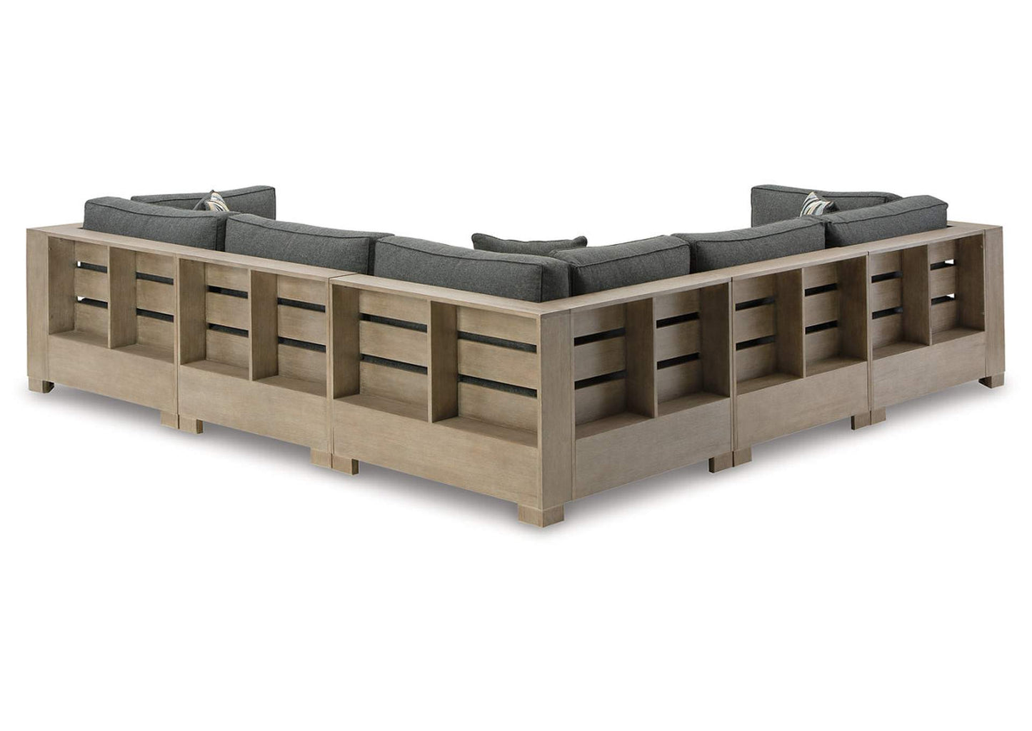 Citrine Park 5-Piece Outdoor Sectional with Ottoman