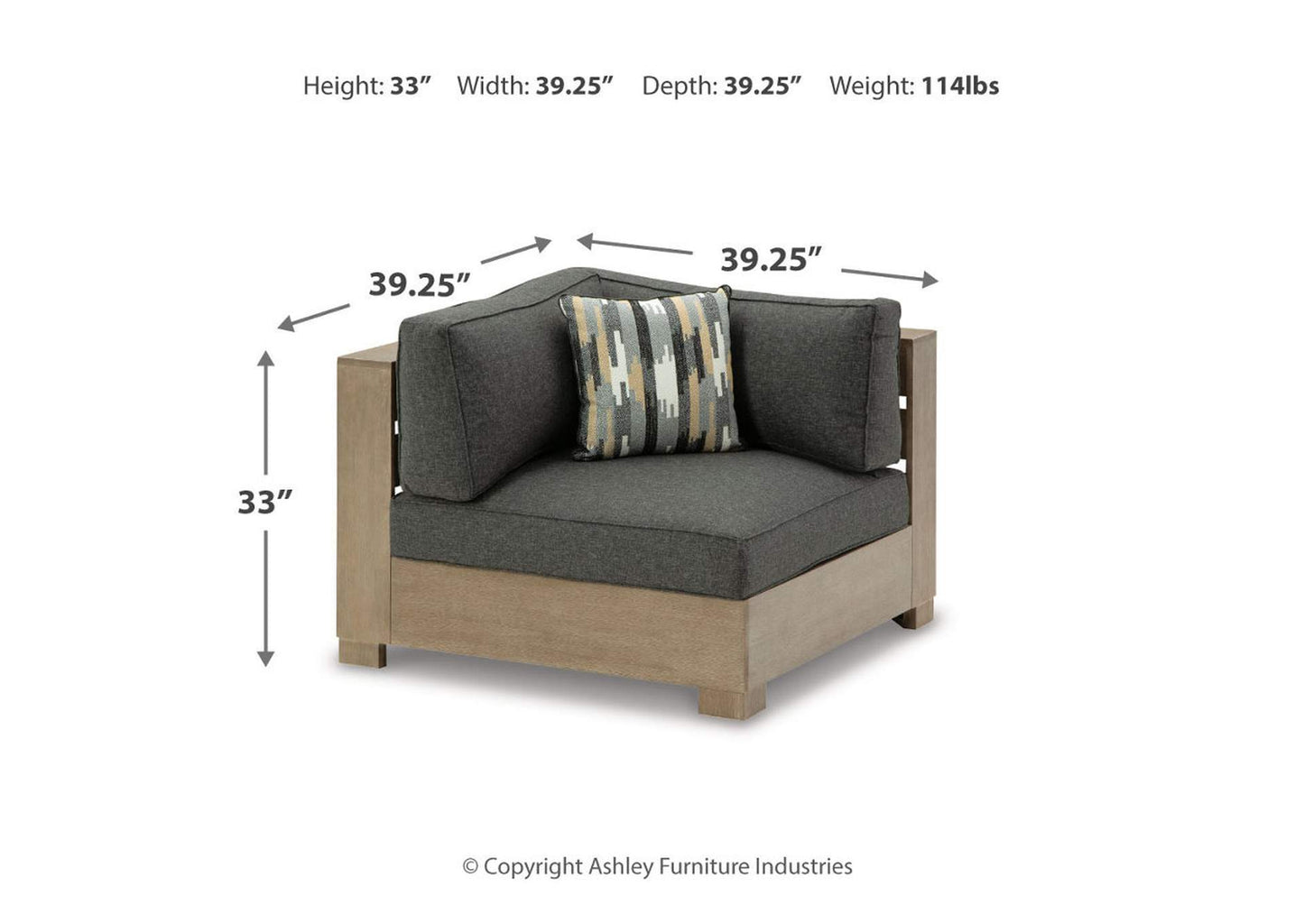 Citrine Park 2-Piece Outdoor Sectional