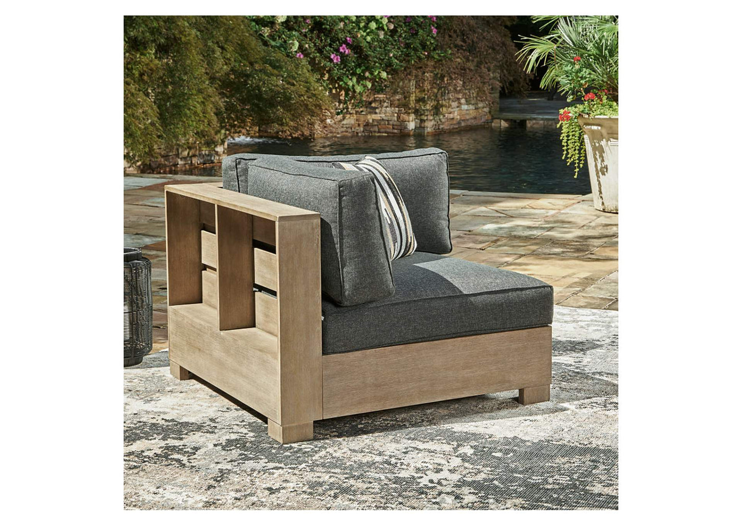 Citrine Park 5-Piece Outdoor Sectional with Ottoman