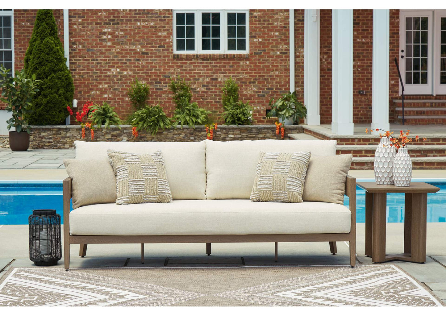 Serene Bay Outdoor Sofa with Cushion