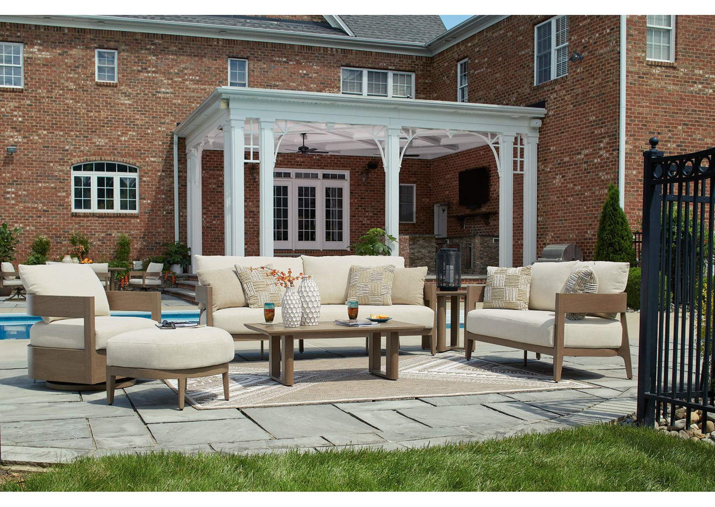 Serene Bay Outdoor Sofa with Cushion