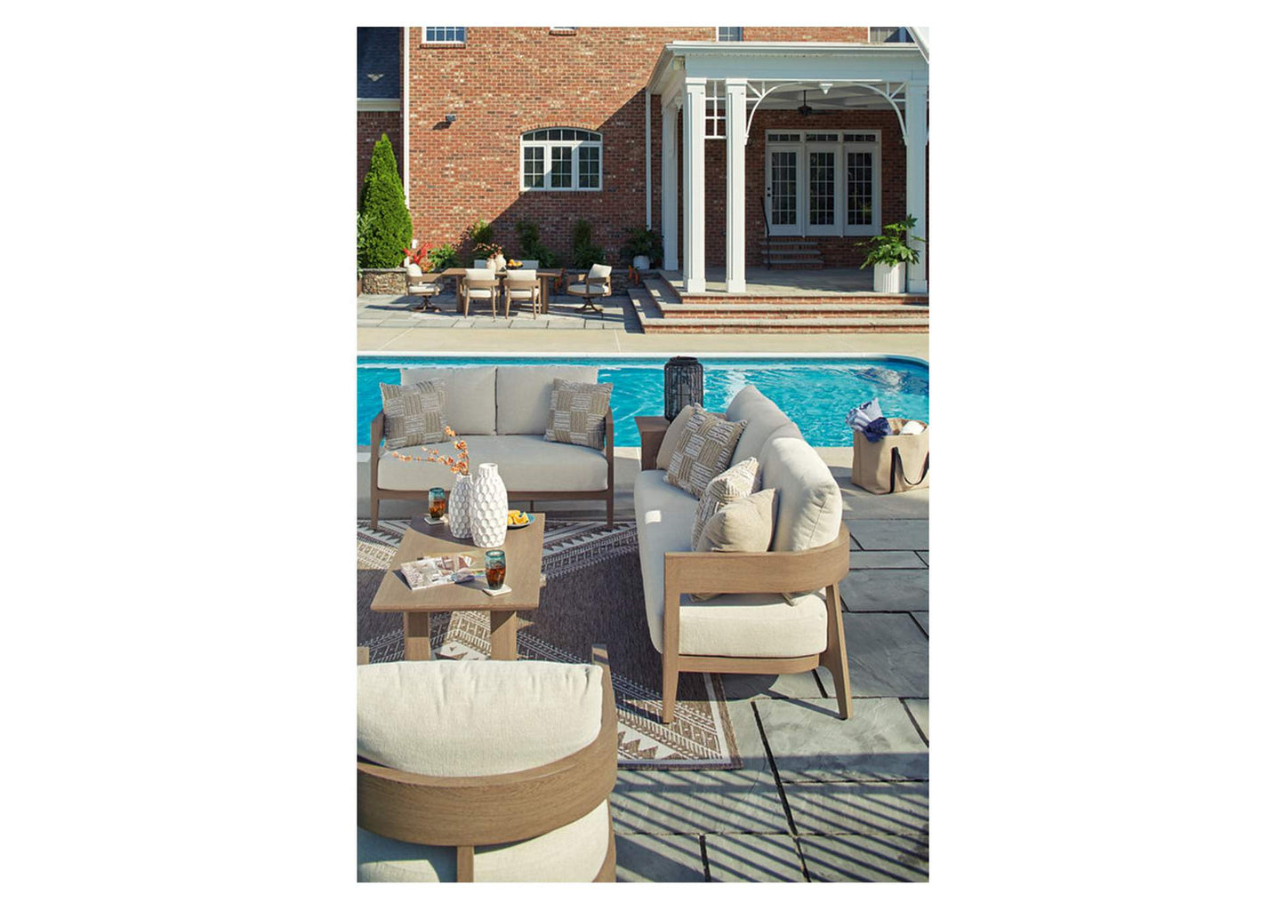 Serene Bay Outdoor Loveseat with Cushion