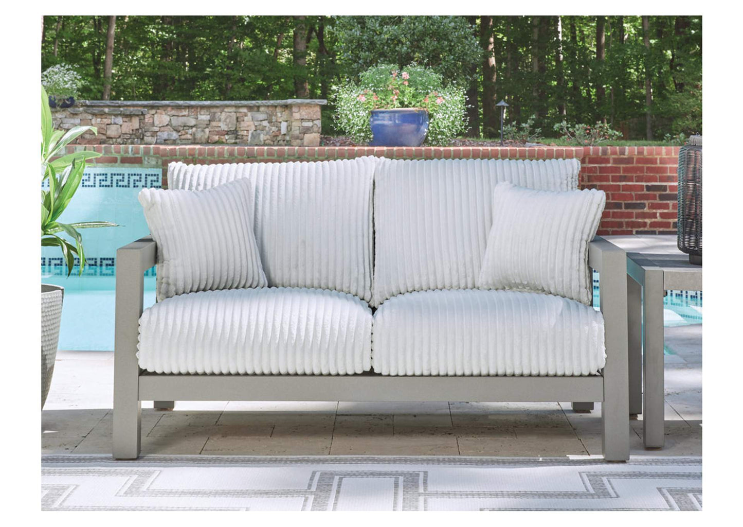 Hurley Park Outdoor Loveseat with Cushion