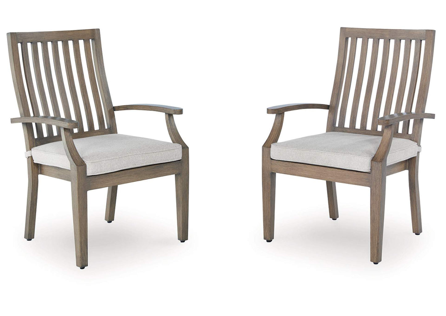 Rainier Ranch Outdoor Arm Chair with Cushion (Set of 2)