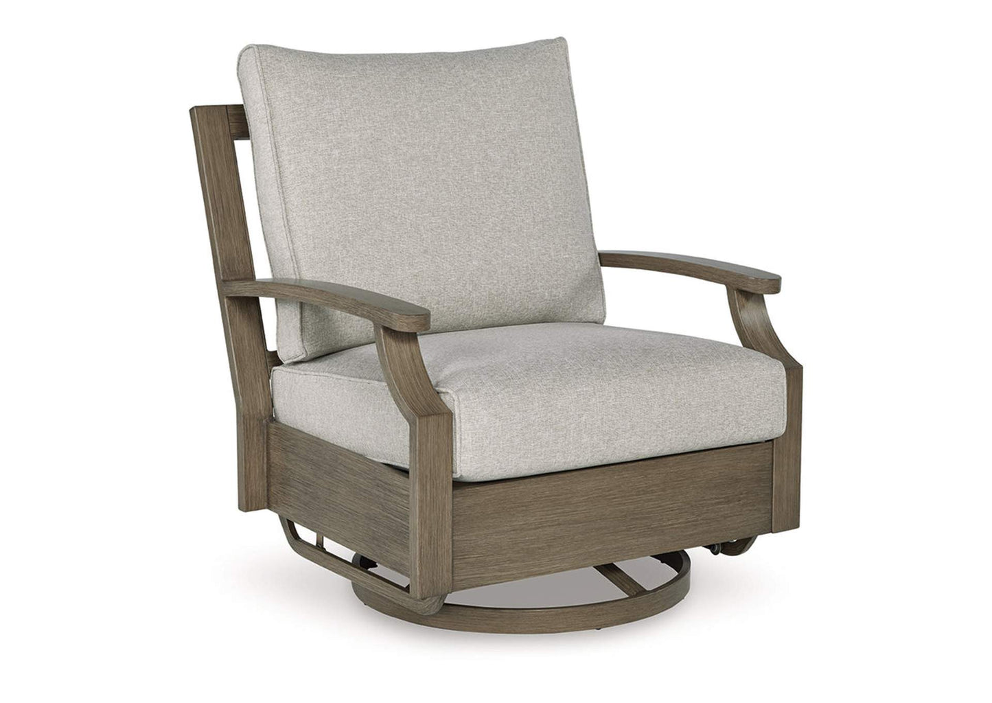 Rainier Ranch Outdoor Swivel Glider Chair with Cushion