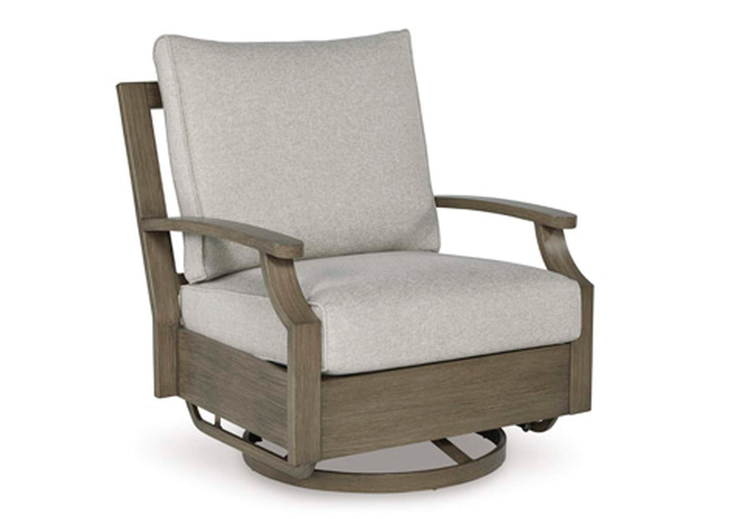 Rainier Ranch Outdoor Swivel Glider Chair with Cushion