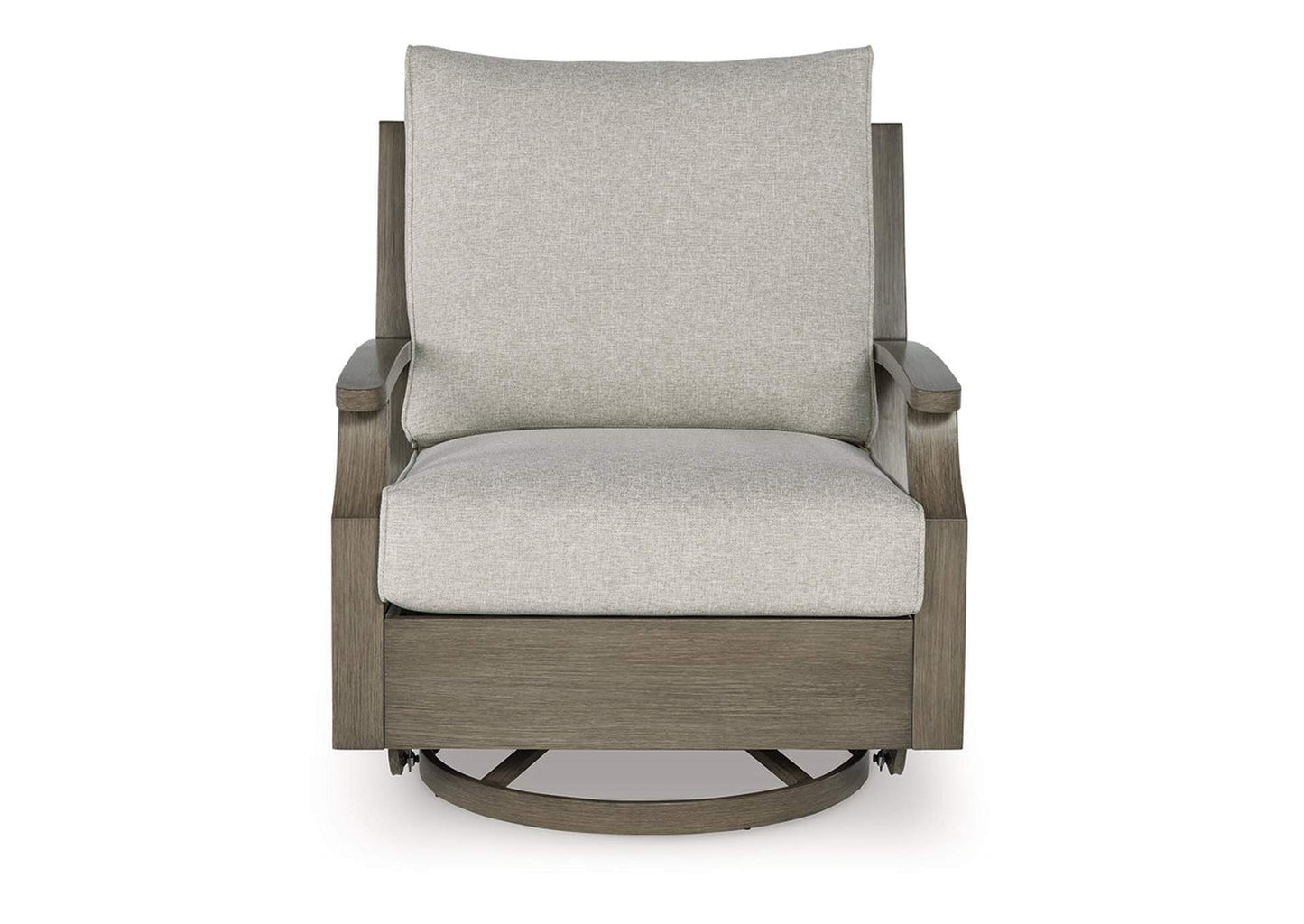 Rainier Ranch Outdoor Swivel Glider Chair with Cushion