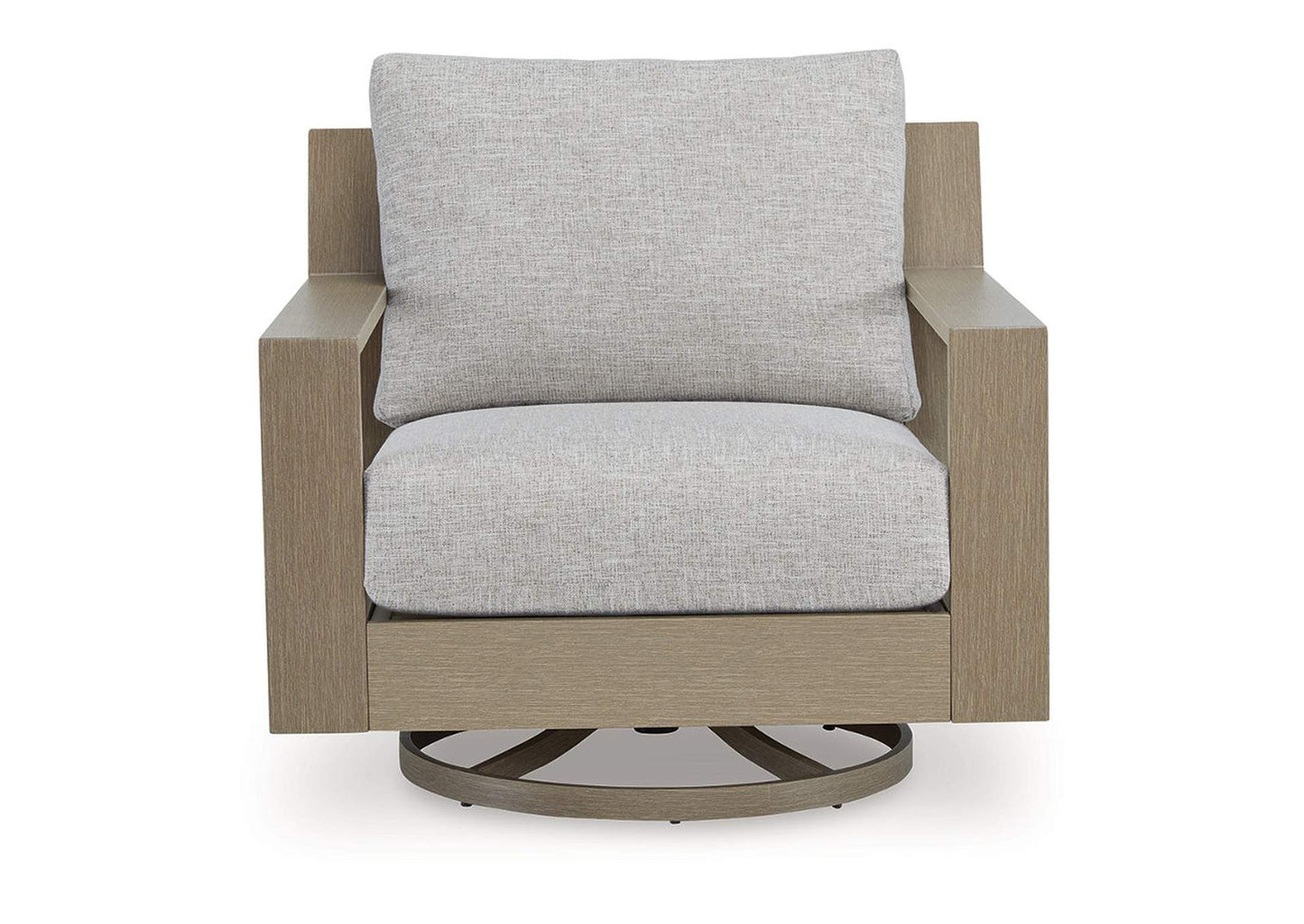 Kimpton Isle Outdoor Swivel Lounge Chair with Cushion