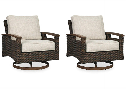 Paradise Trail Swivel Lounge Chair (Set of 2)