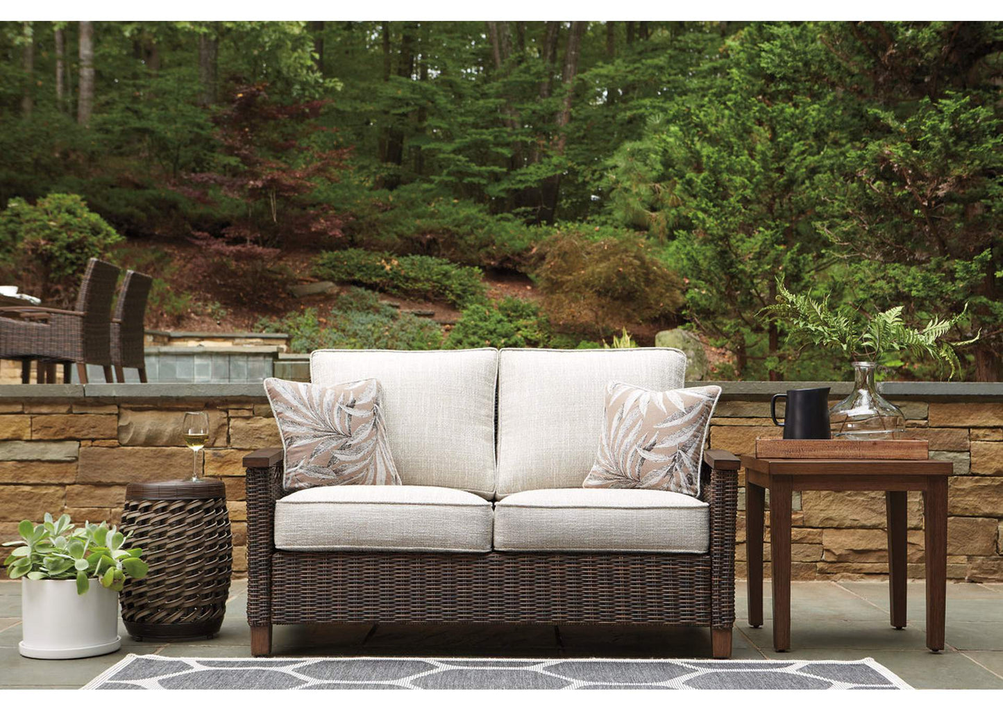 Paradise Trail Loveseat with Cushion