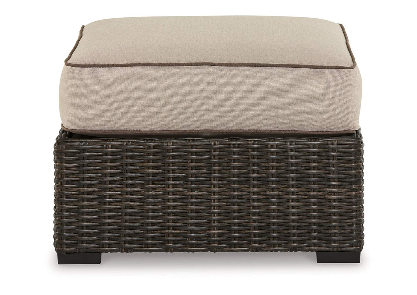 Coastline Bay Outdoor Ottoman with Cushion