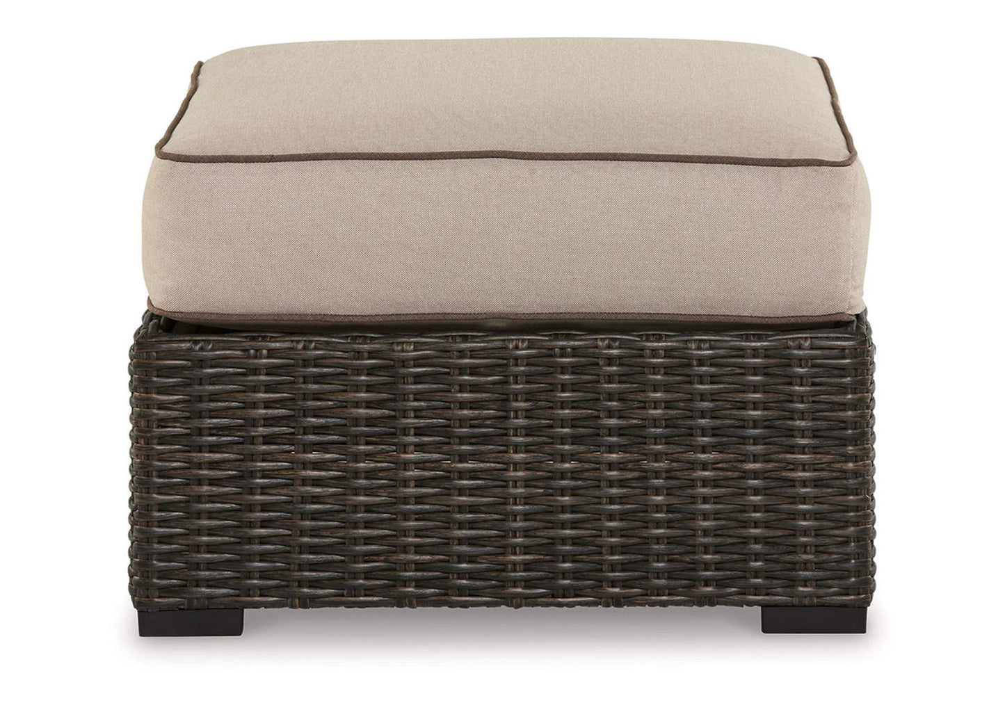 Coastline Bay Outdoor Ottoman with Cushion