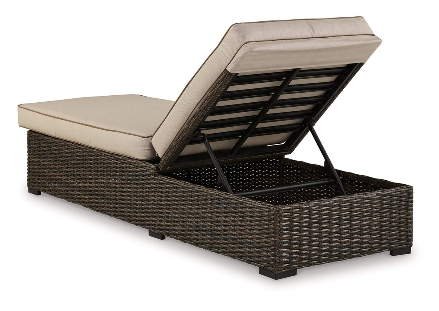 Coastline Bay Outdoor Chaise Lounge with Cushion