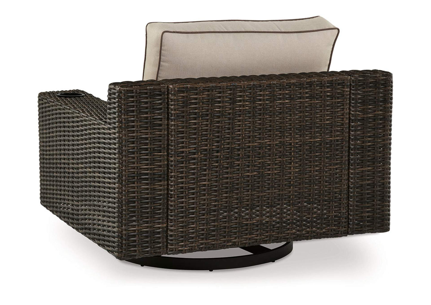 Coastline Bay Outdoor Swivel Lounge with Cushion