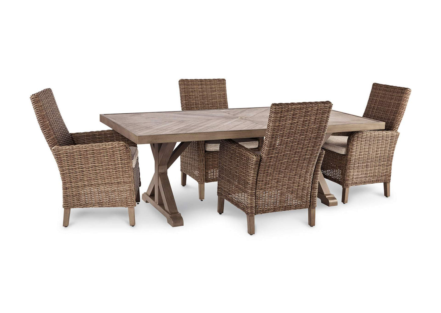 Beachcroft Outdoor Dining Table and 4 Chairs