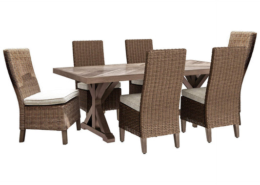 Beachcroft Outdoor Dining Table and 6 Chairs