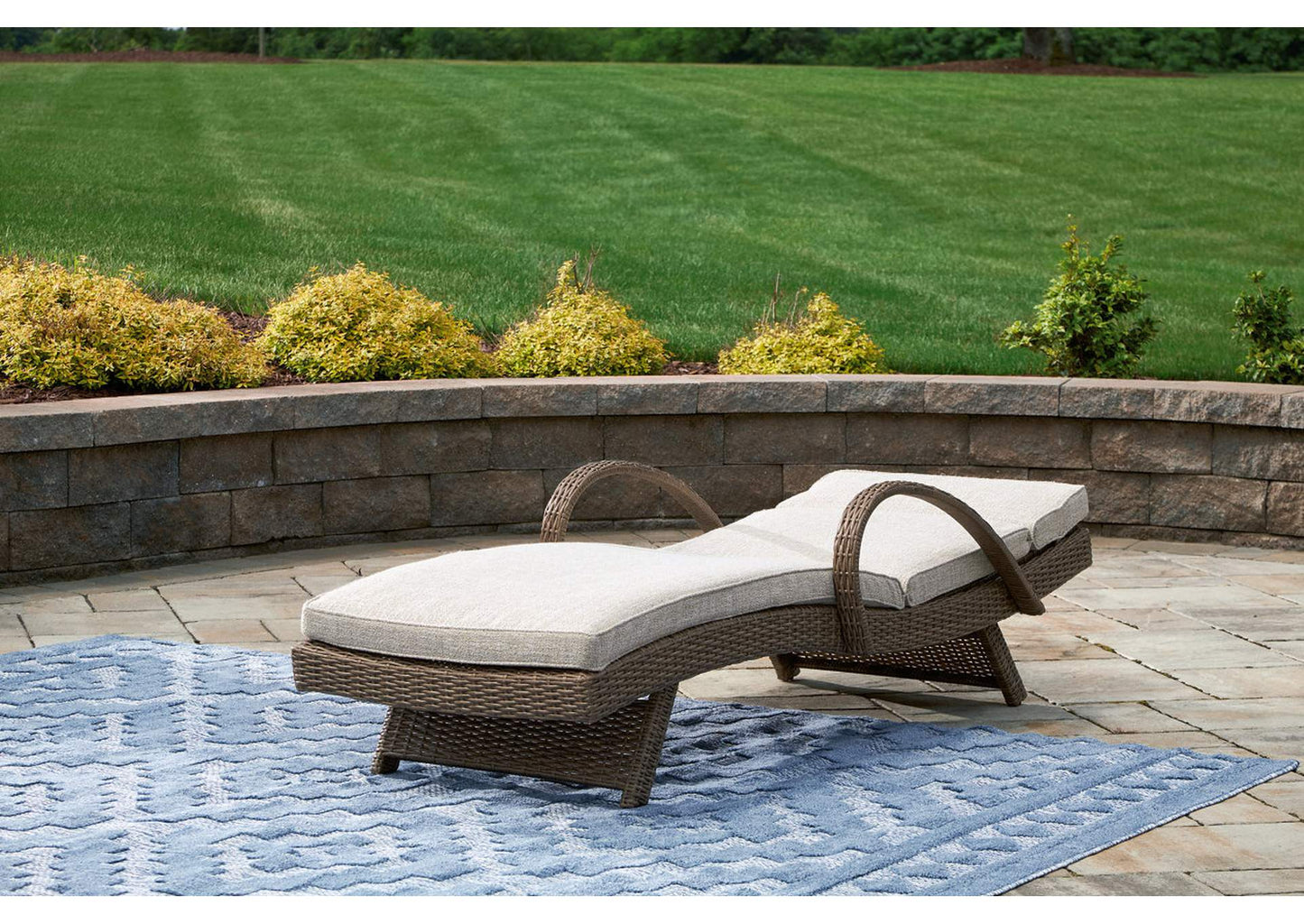 Beachcroft Outdoor Chaise Lounge with Cushion