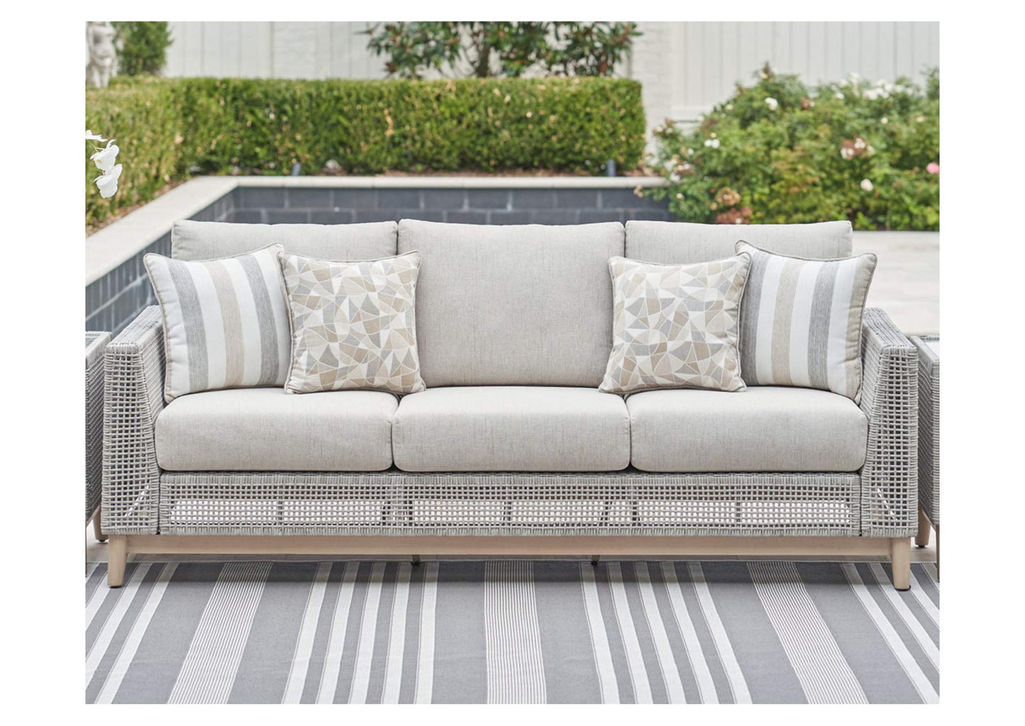 Seton Creek Outdoor Sofa with Cushion