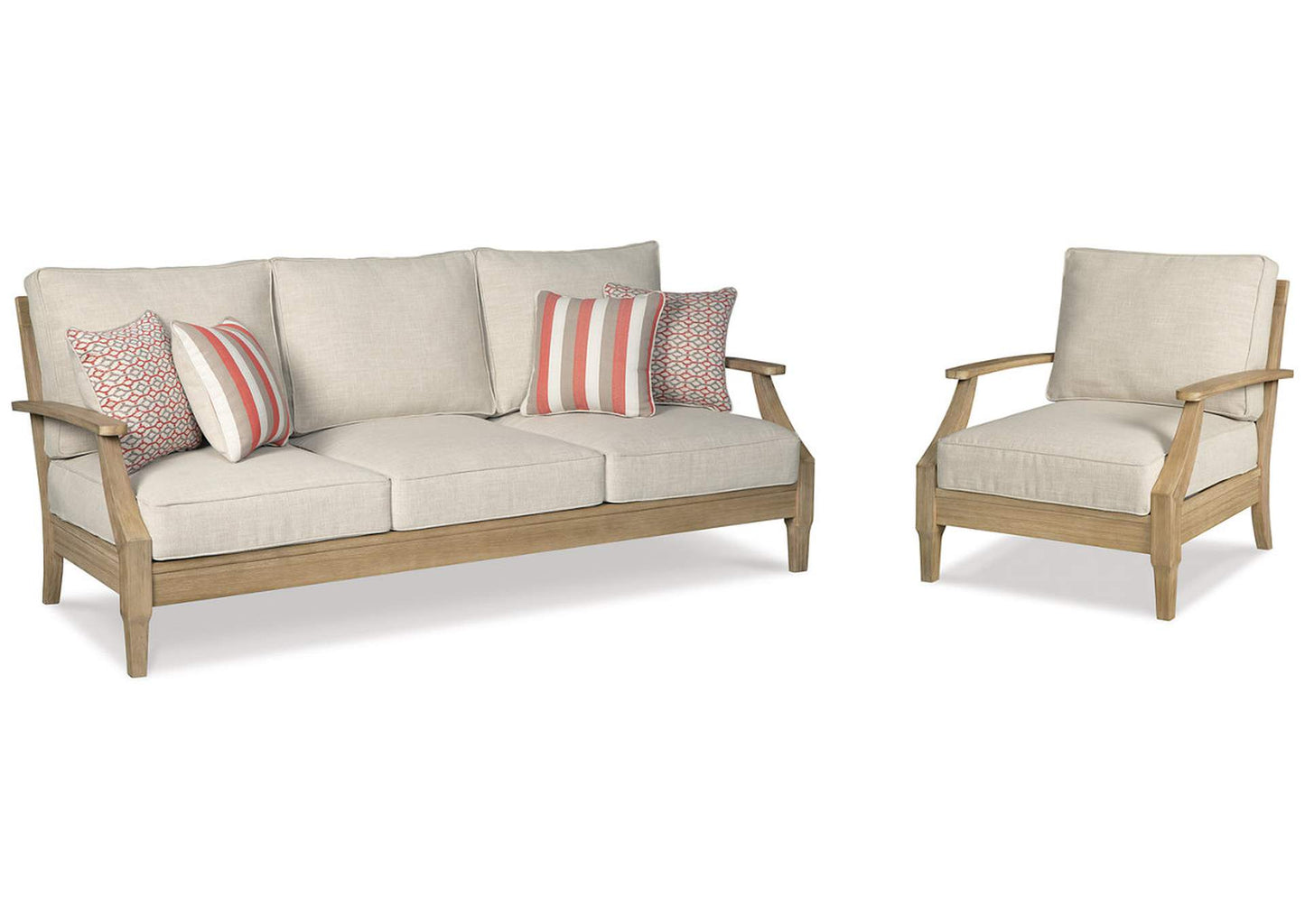 Clare View Outdoor Sofa with Lounge Chair