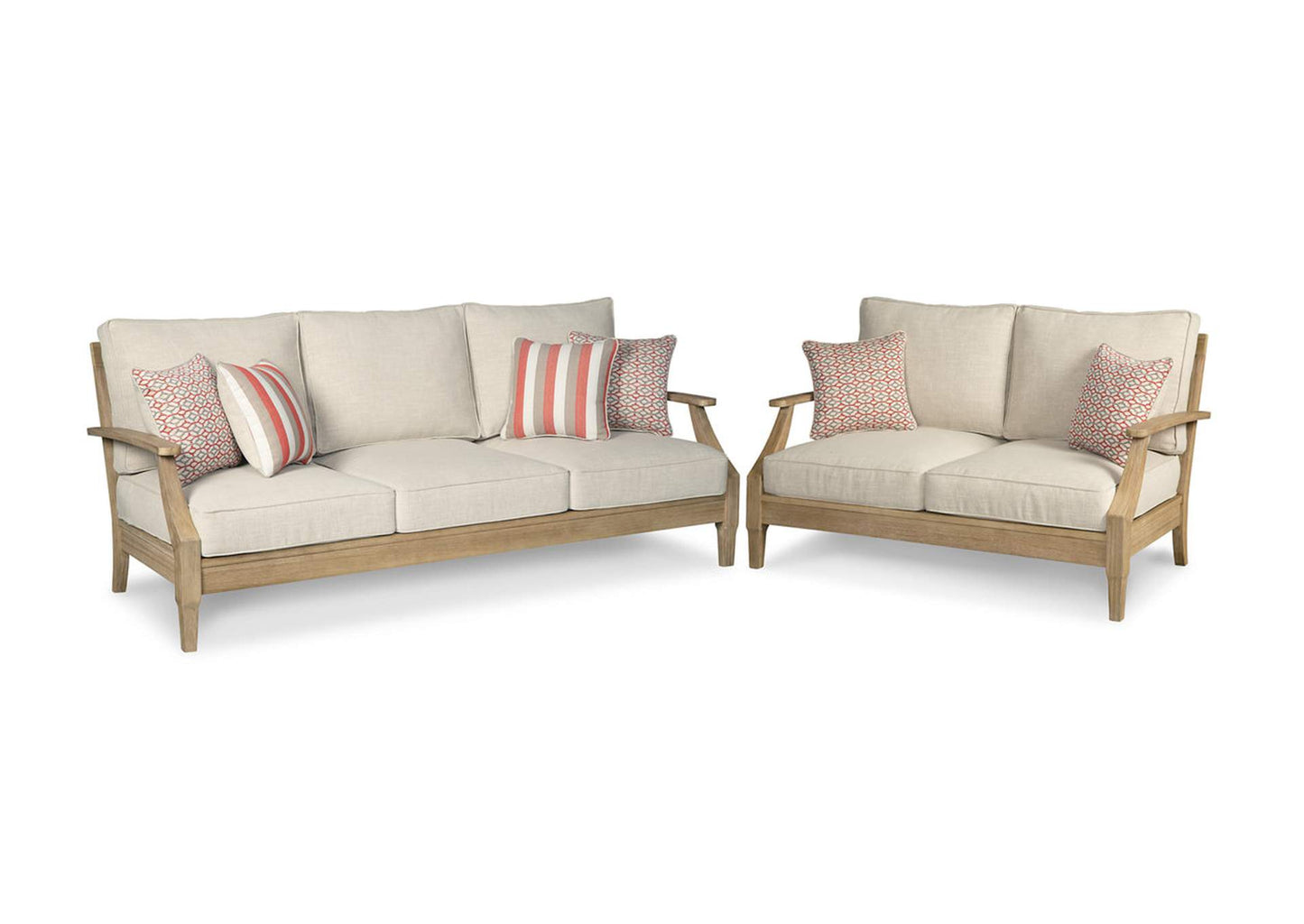 Clare View Outdoor Sofa and Loveseat Set