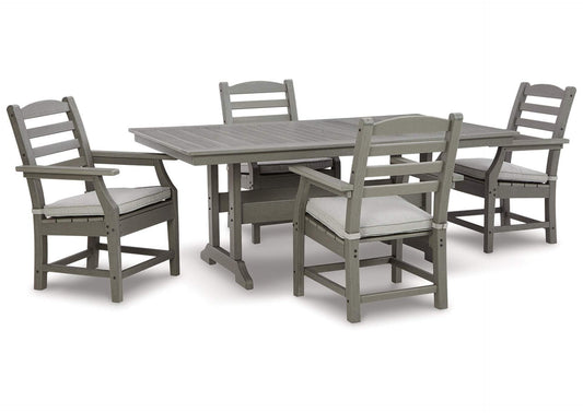 Visola Outdoor Dining Table with 4 Chairs