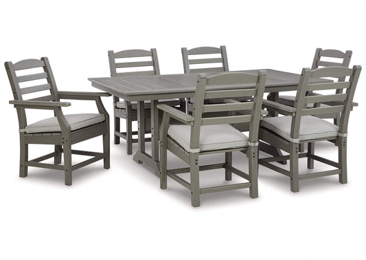 Visola Outdoor Dining Table with 6 Chairs