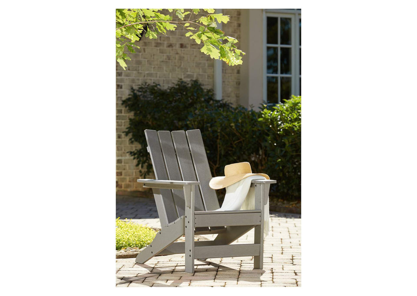 Visola Outdoor Adirondack Chair Set with End Table