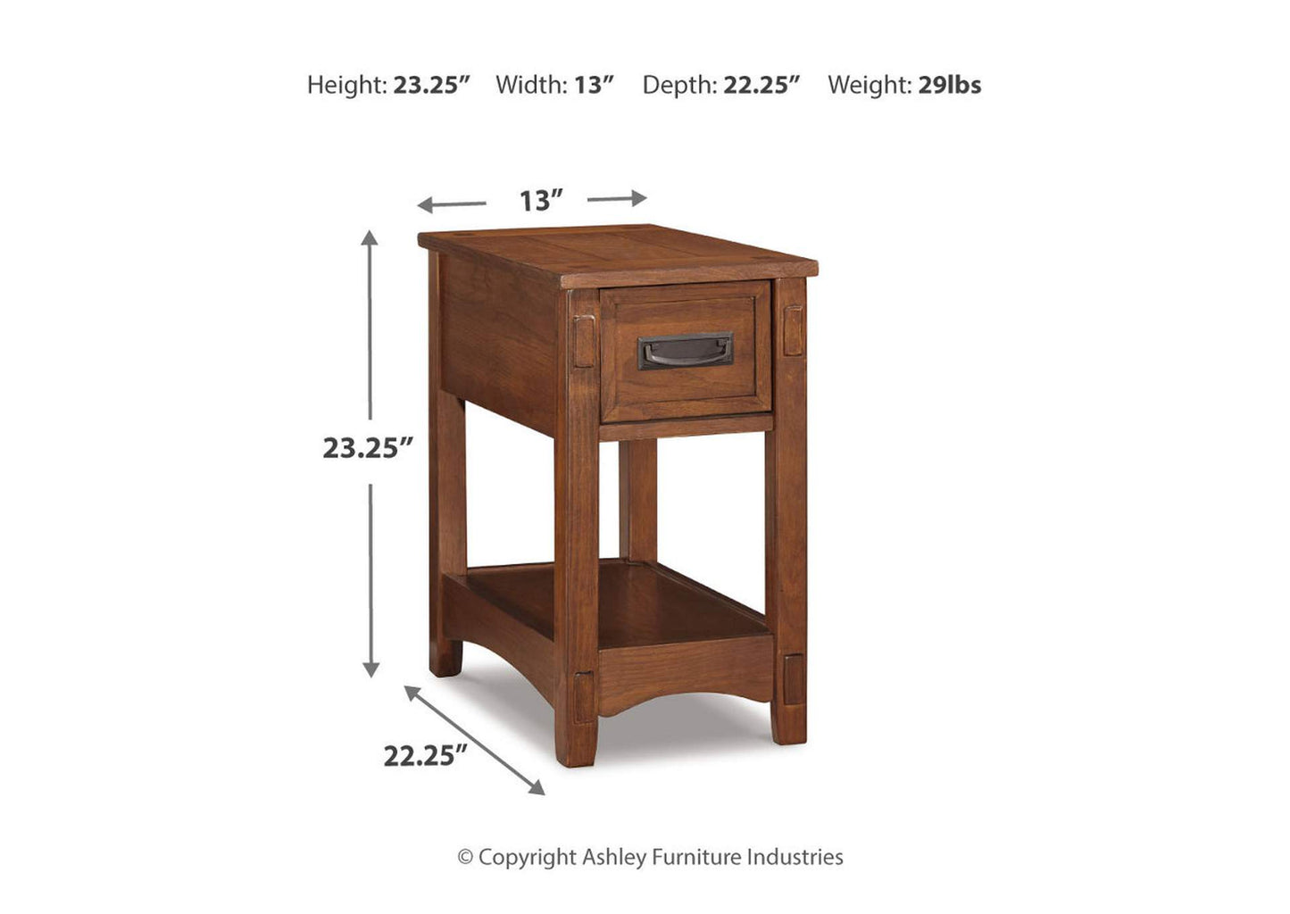 Breegin Chairside End Table