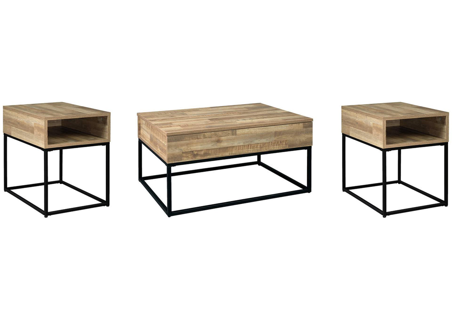 Gerdanet Coffee Table with 2 End Tables