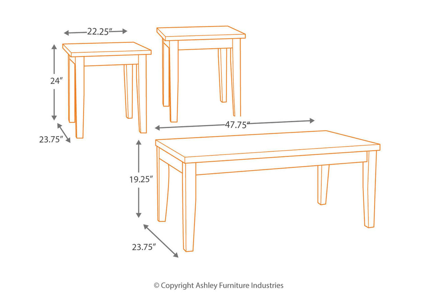 Theo Table (Set of 3)