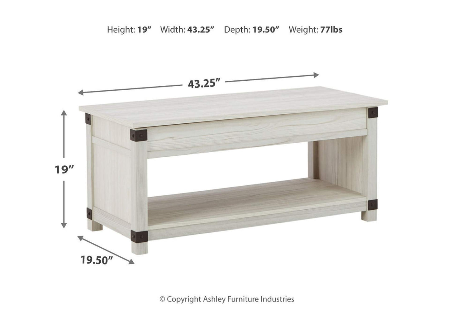 Bayflynn Lift-Top Coffee Table